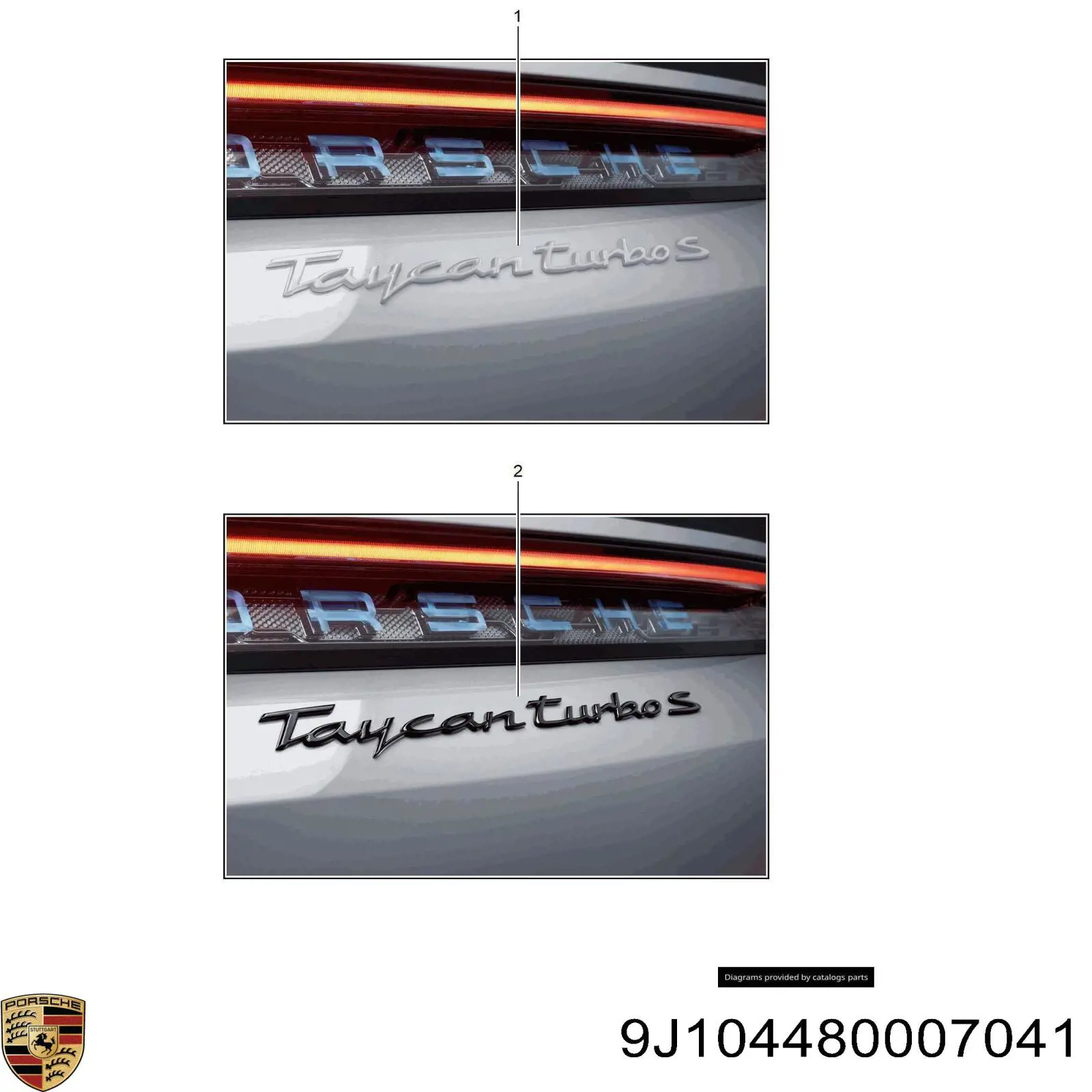 9J104480007041 Porsche