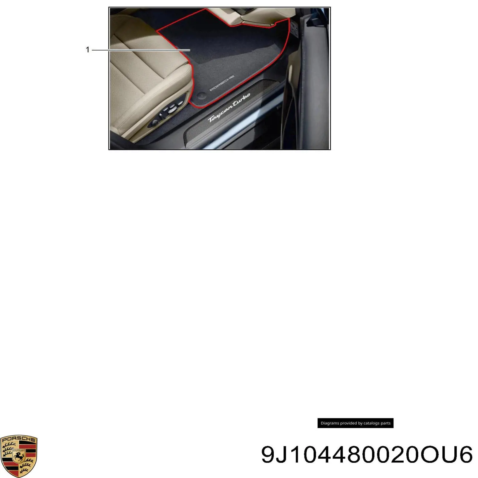 9J104480020OU6 Porsche 
