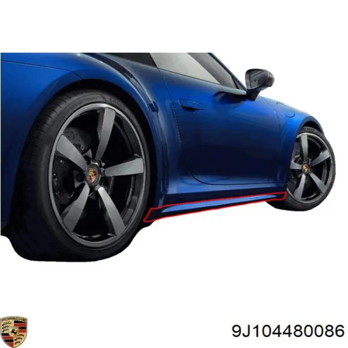 9J104480086 Porsche 