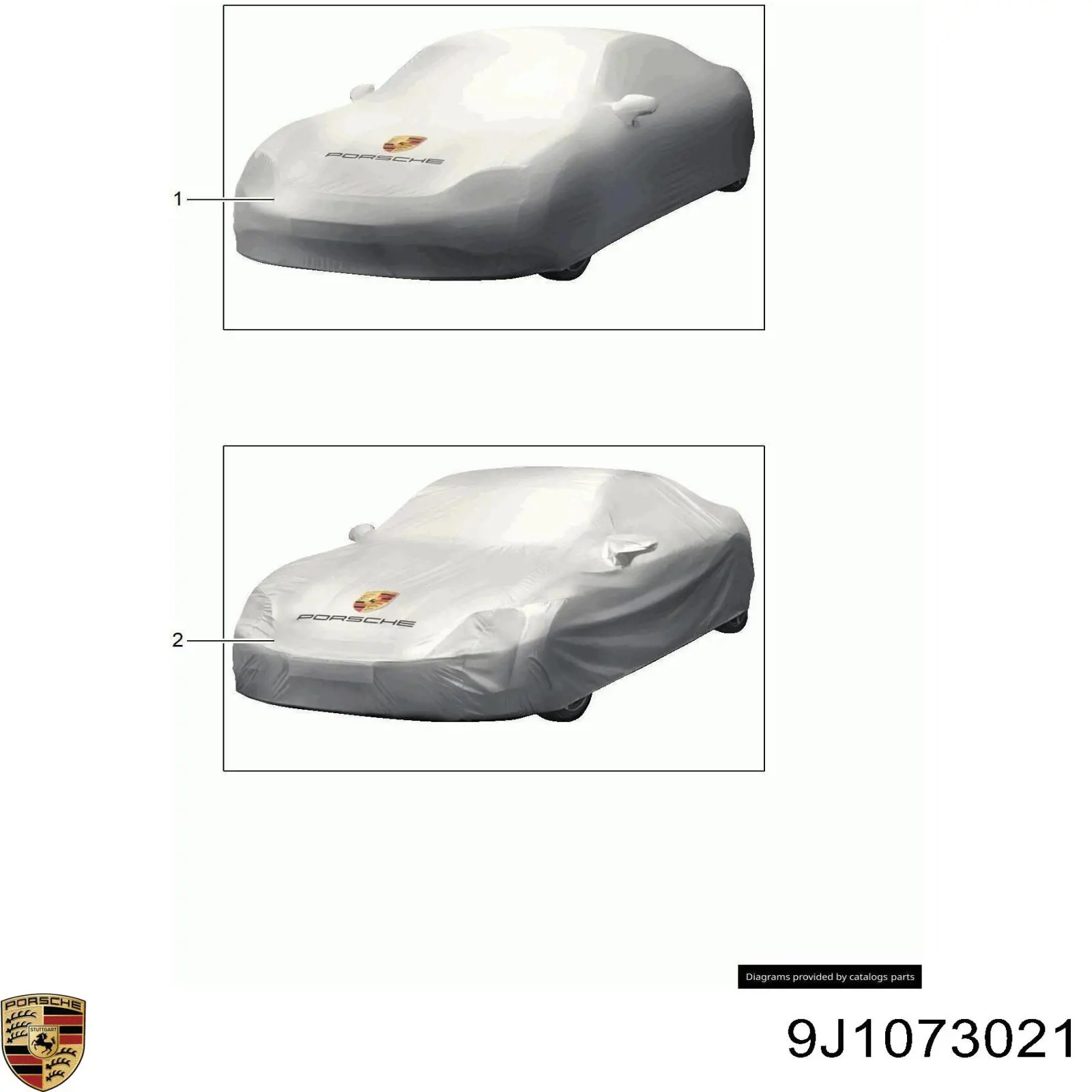  Porsche 9J1073021 цена, от 569.36 USD