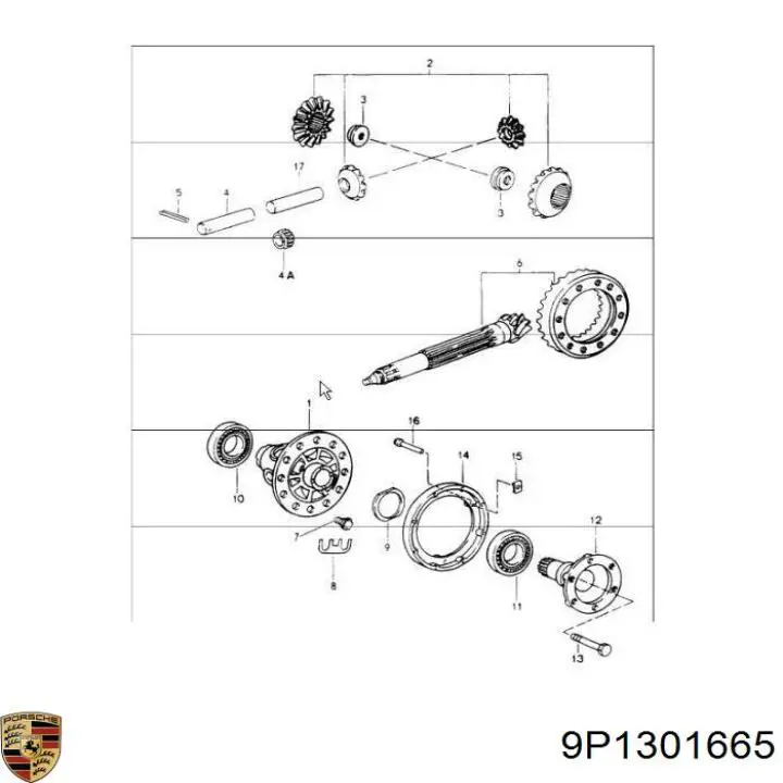  9P1301665 Porsche