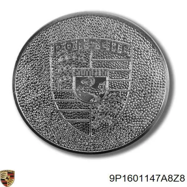 Колпак колесного диска Porsche 9P16011478Z8 цена, от 87.92 USD