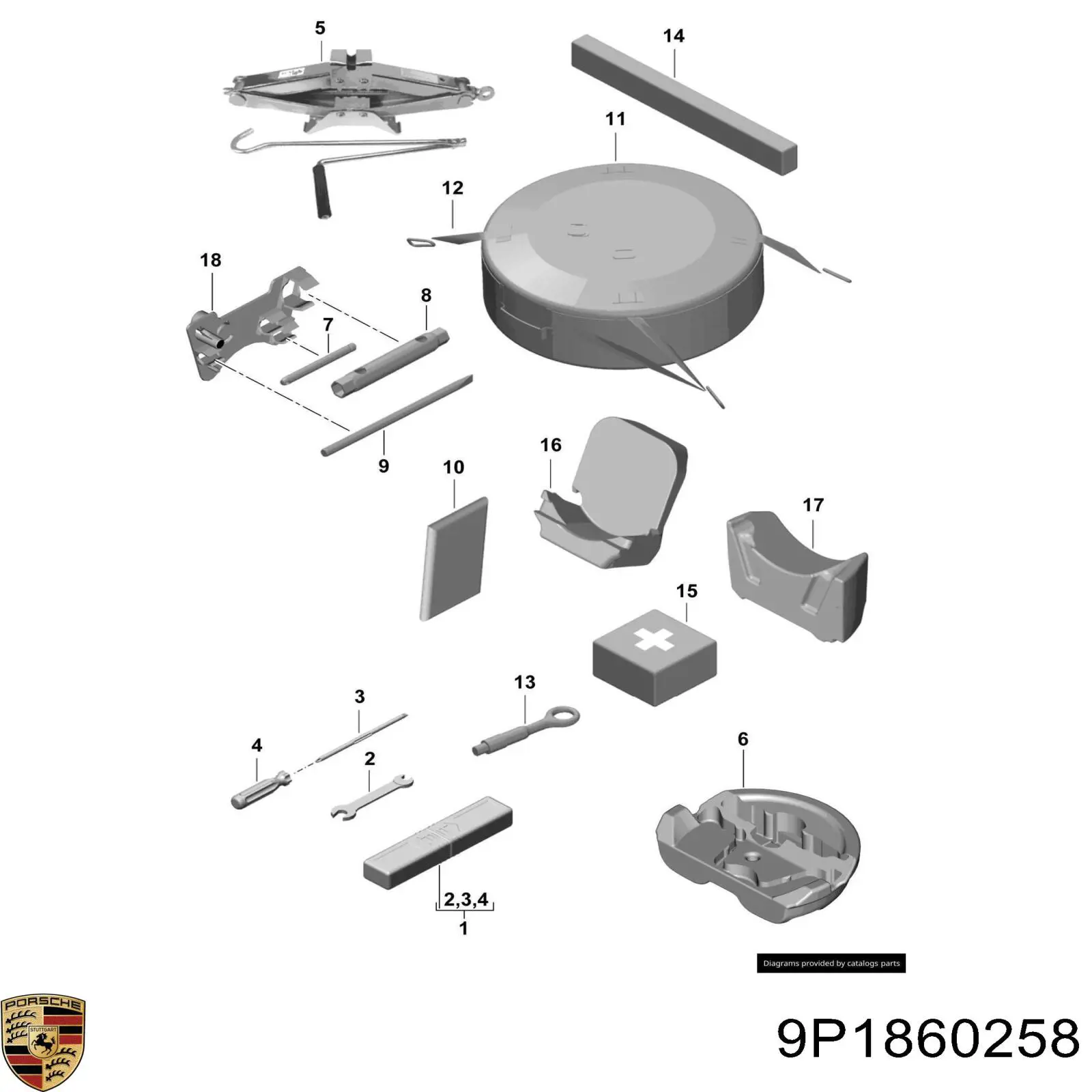 9P1860258 Porsche 