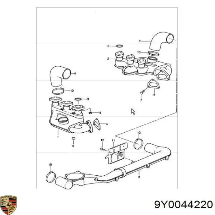  Porsche 9Y0044220 цена, от 5059.15 USD