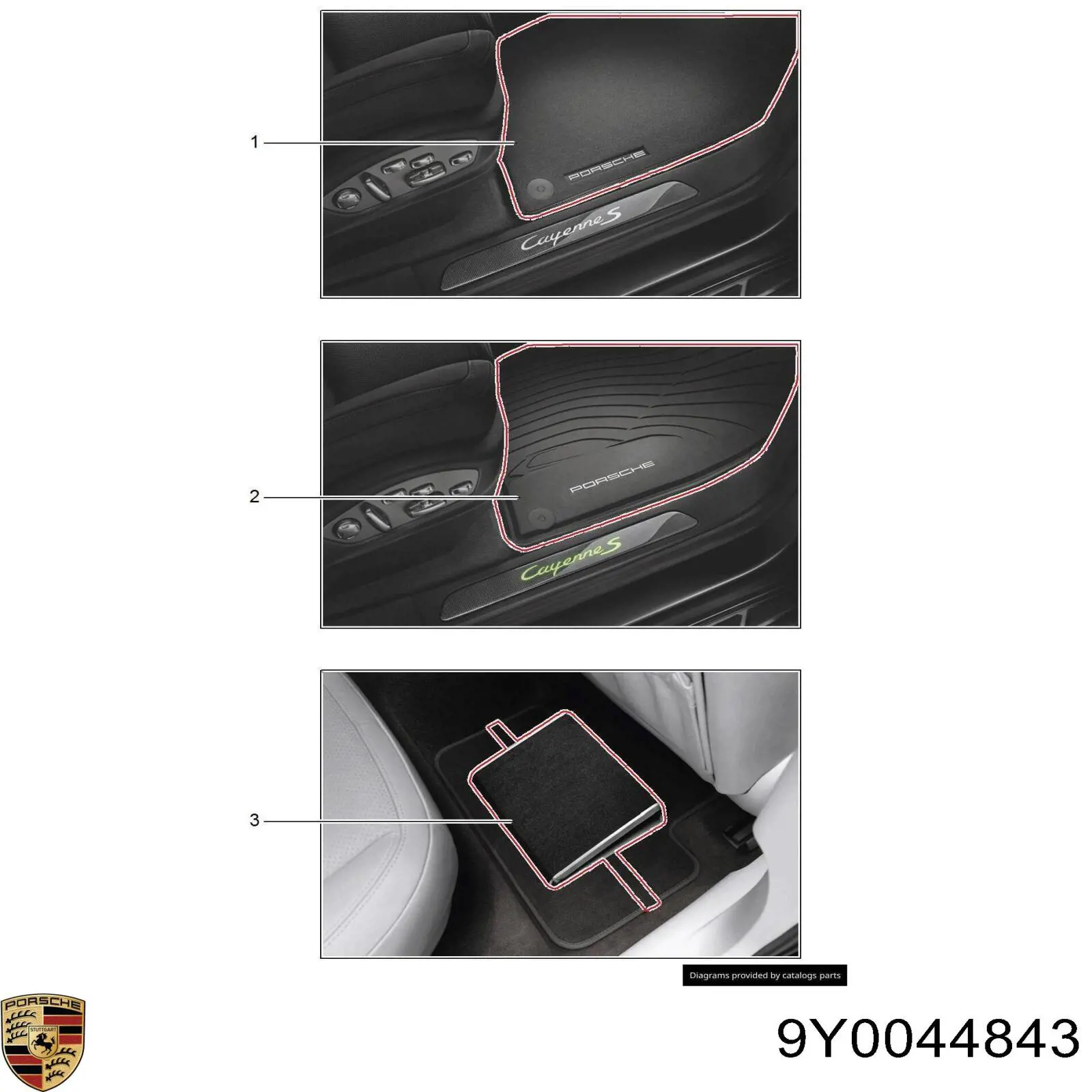 9Y0044843 Porsche 