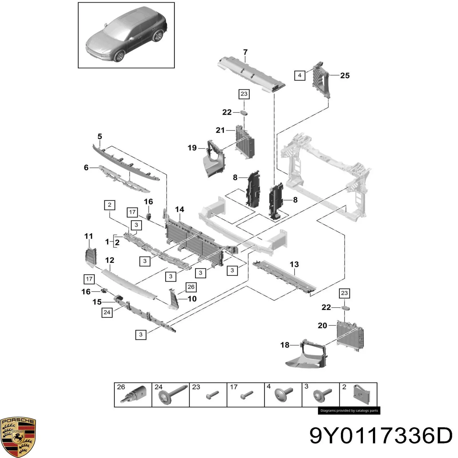  9Y0117336D Porsche