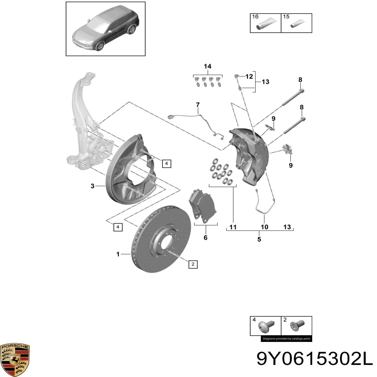  9Y0615302L Porsche