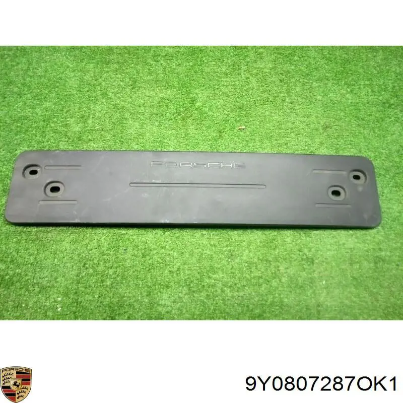9Y0807287OK1 Porsche Крепление переднего номера автомобиля