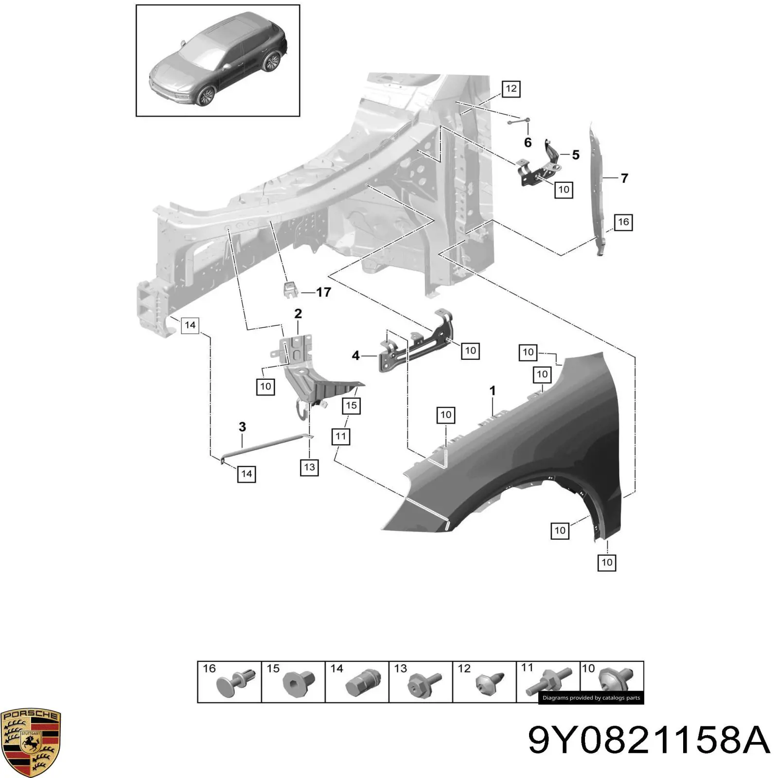 9Y0821158A Porsche 