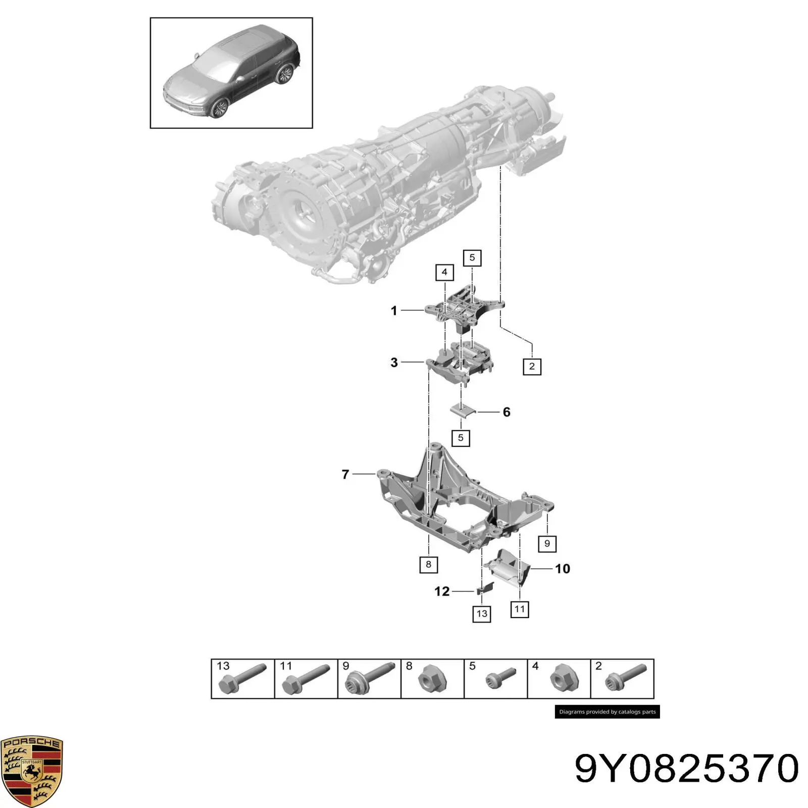  9Y0825370 Porsche