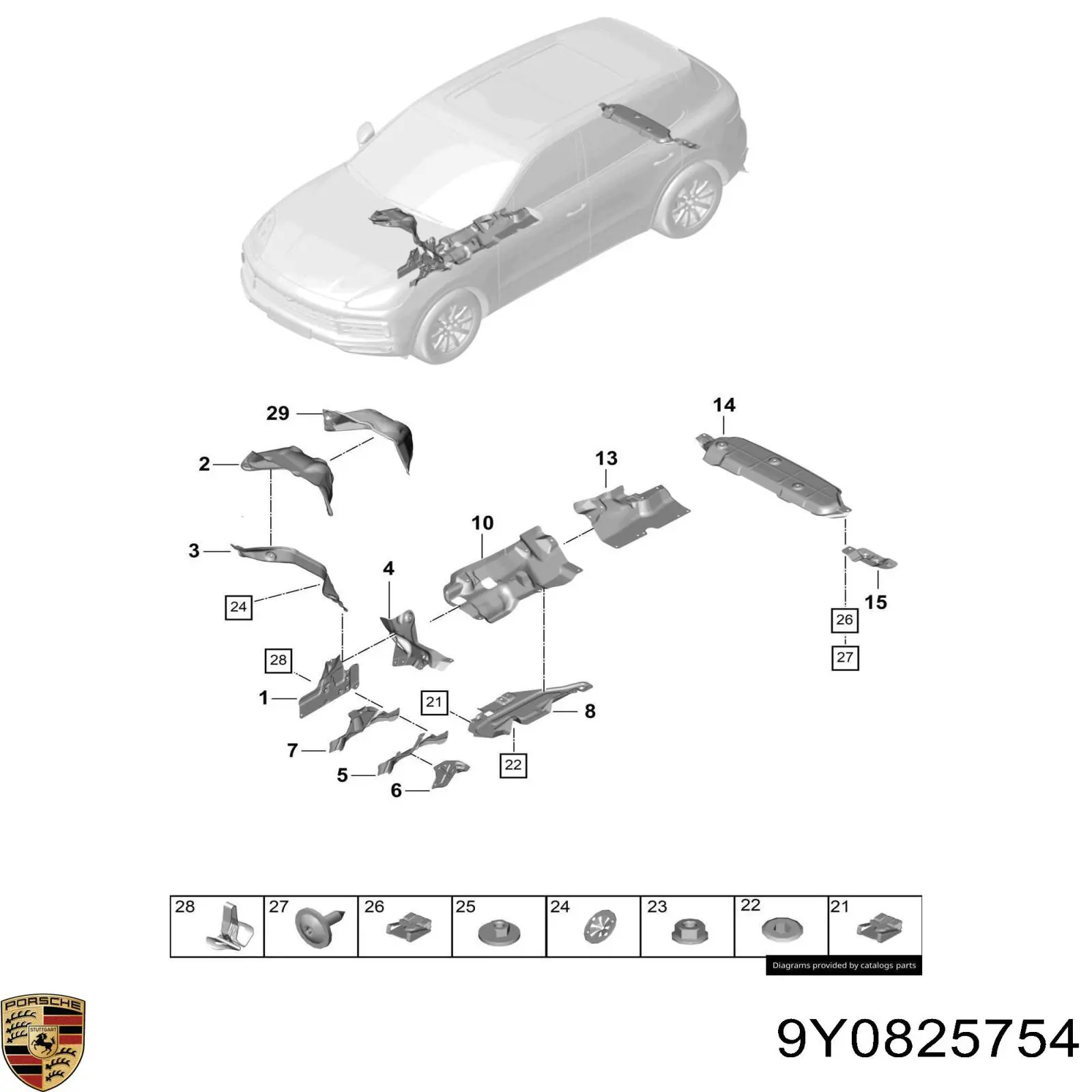 9Y0825754 Porsche 