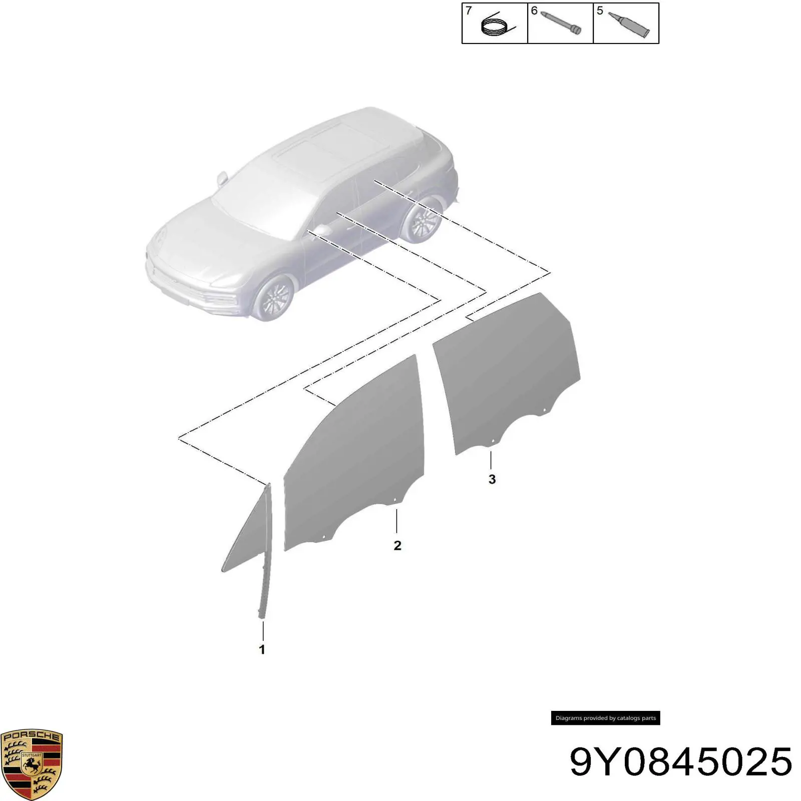 9Y0845025 Porsche 