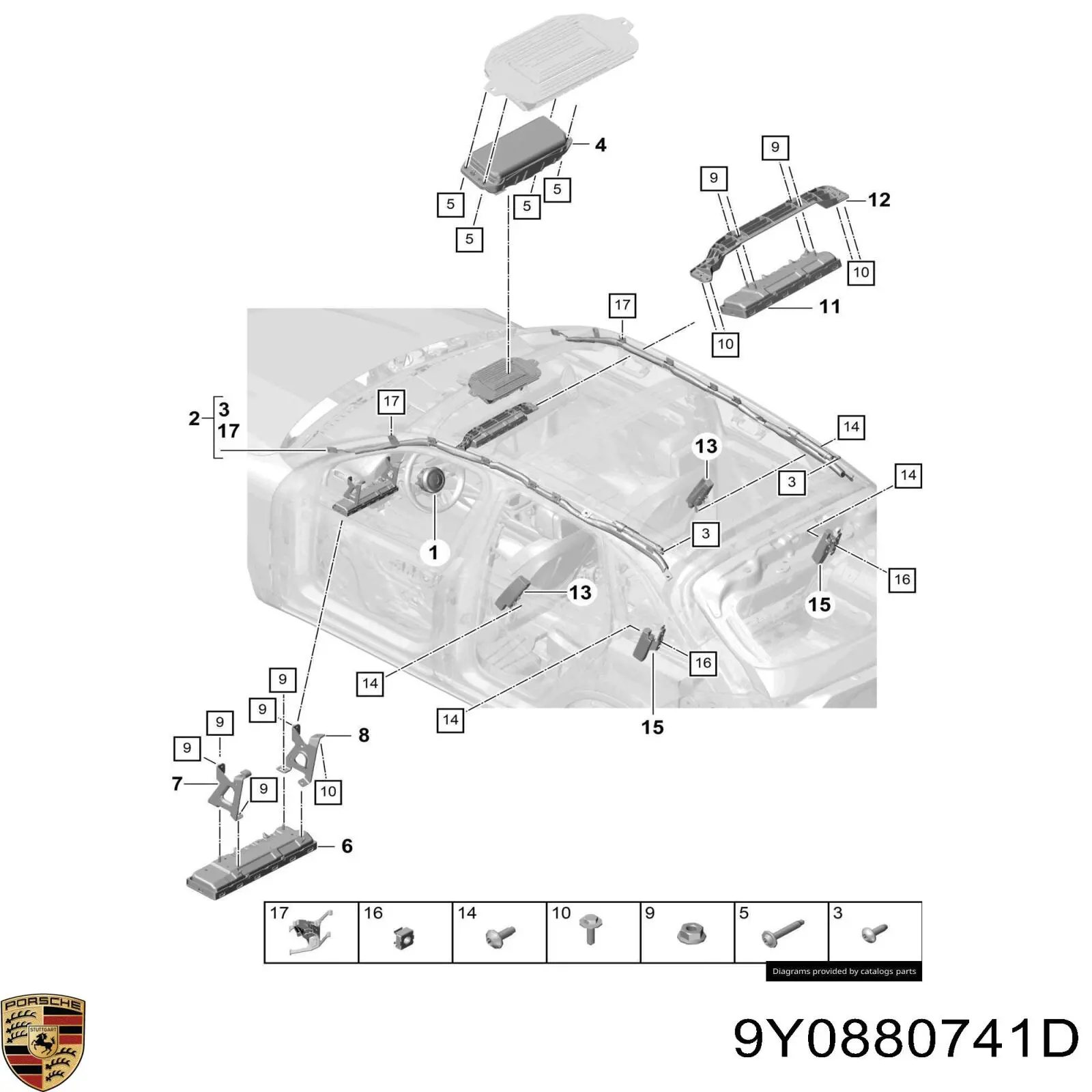 9Y0880741D Porsche 