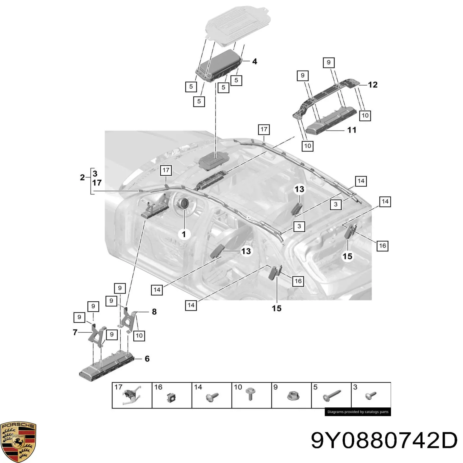  9Y0880742D Porsche