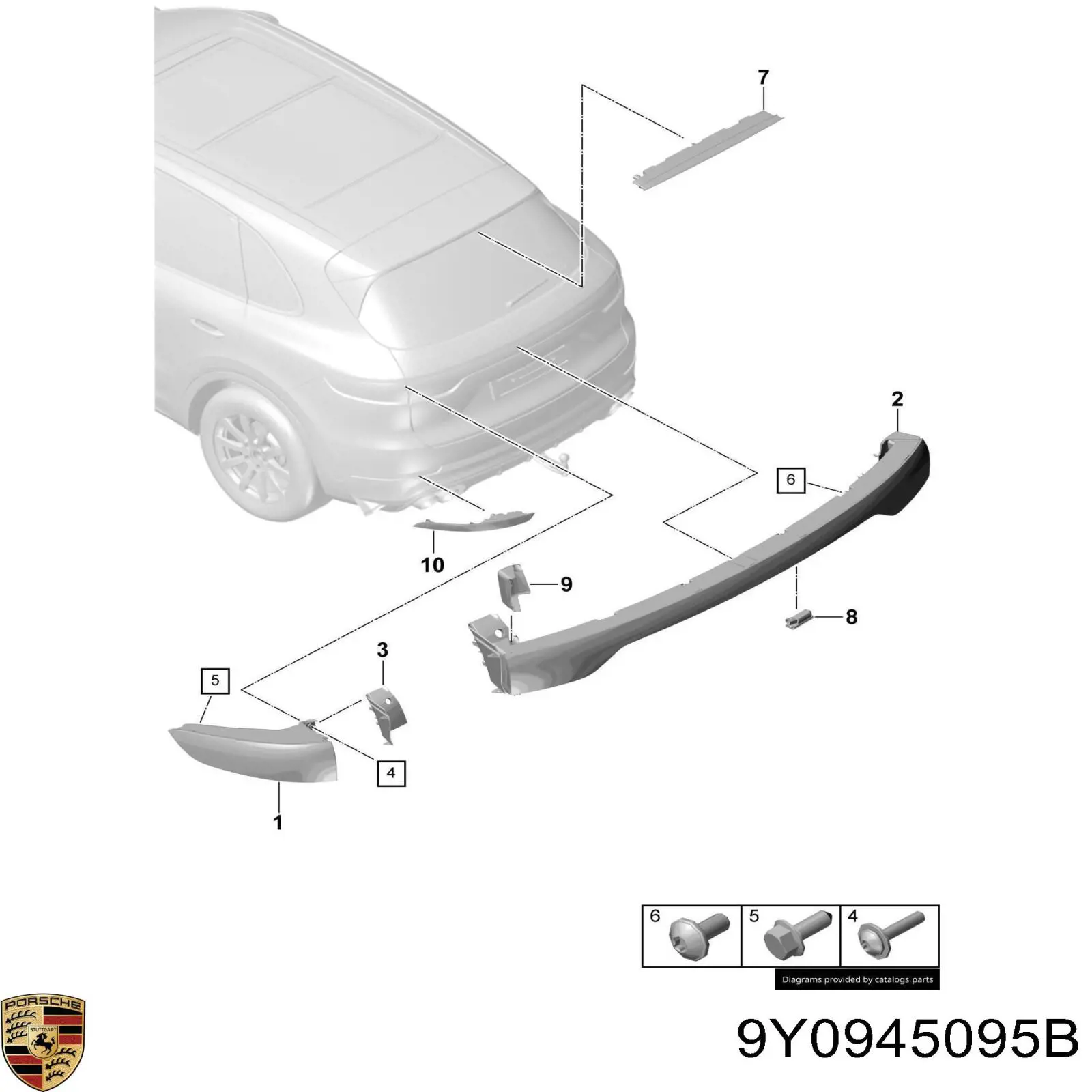 9Y0945095B Porsche 