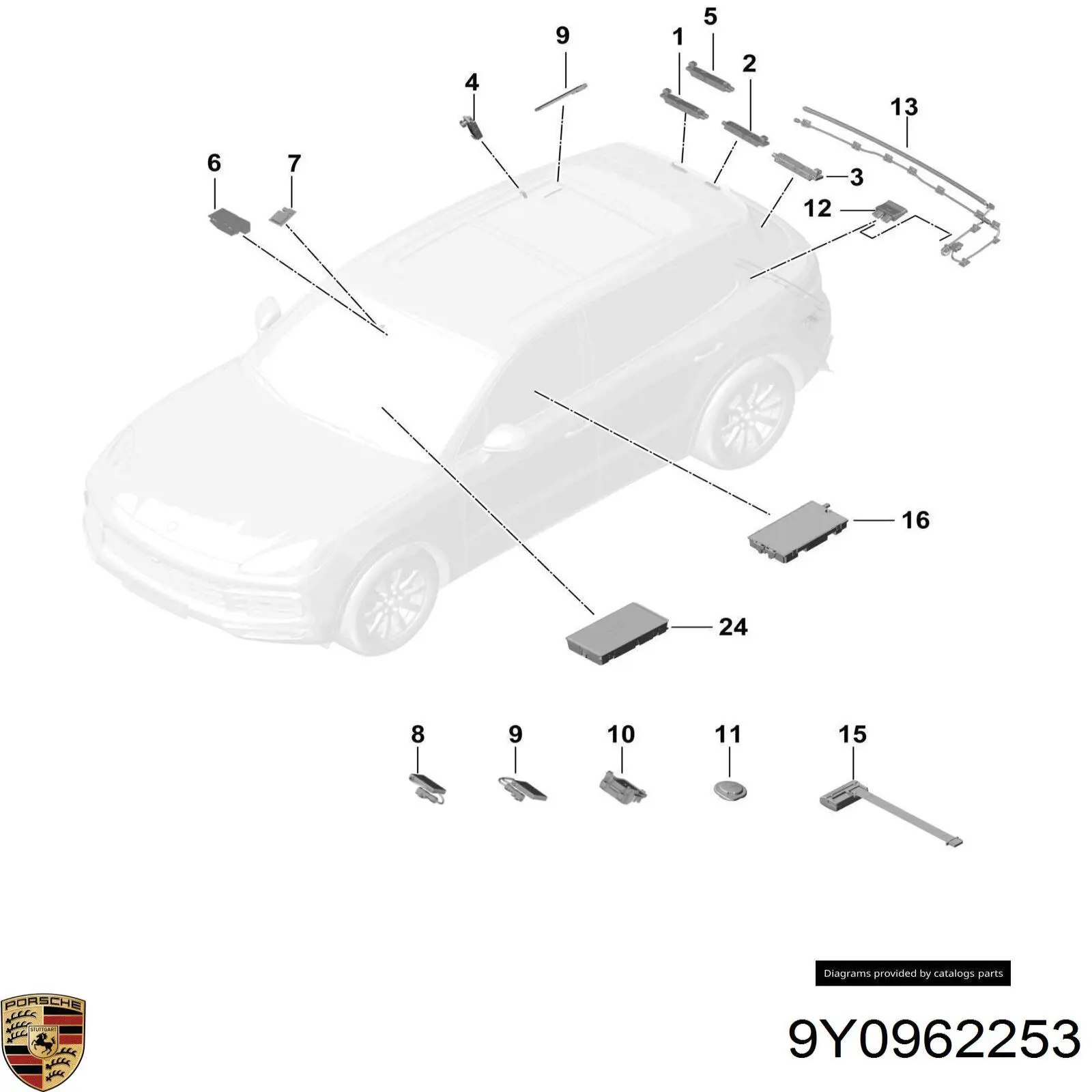 9Y0962253 Porsche 