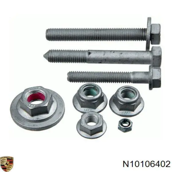 Гайка заднего развального рычага Porsche N10106402 цена, от 1.48 USD