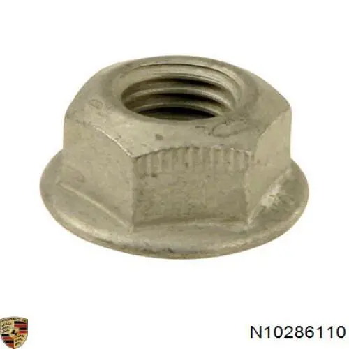 N10286110 Porsche Гайка болта крепления переднего рычага, нижнего