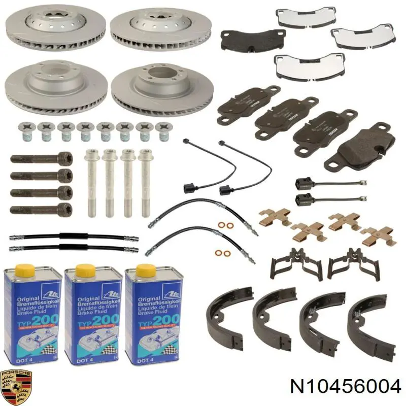 Купить N10456004 Porsche Болт тормозного диска