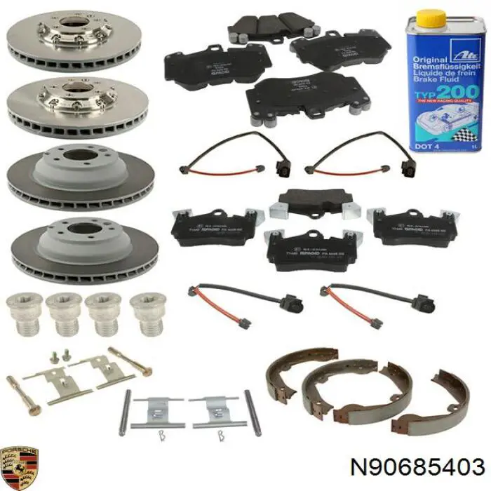 Болт тормозного суппорта Porsche N90685403 цена, от 6.51 USD