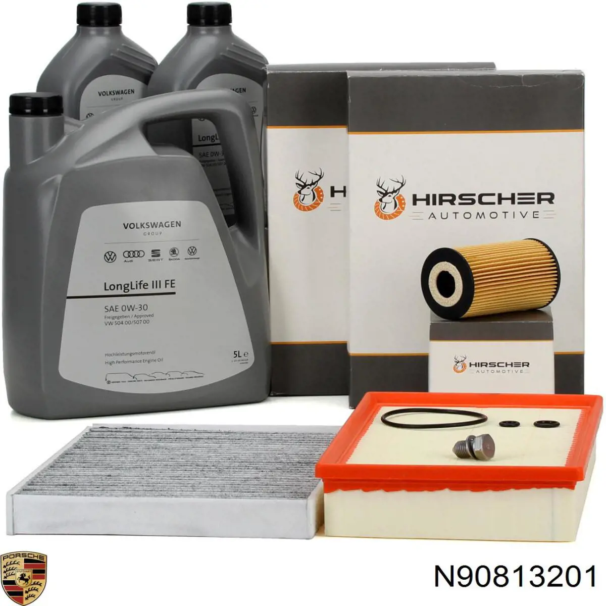 N90813201 Porsche Пробка поддона двигателя