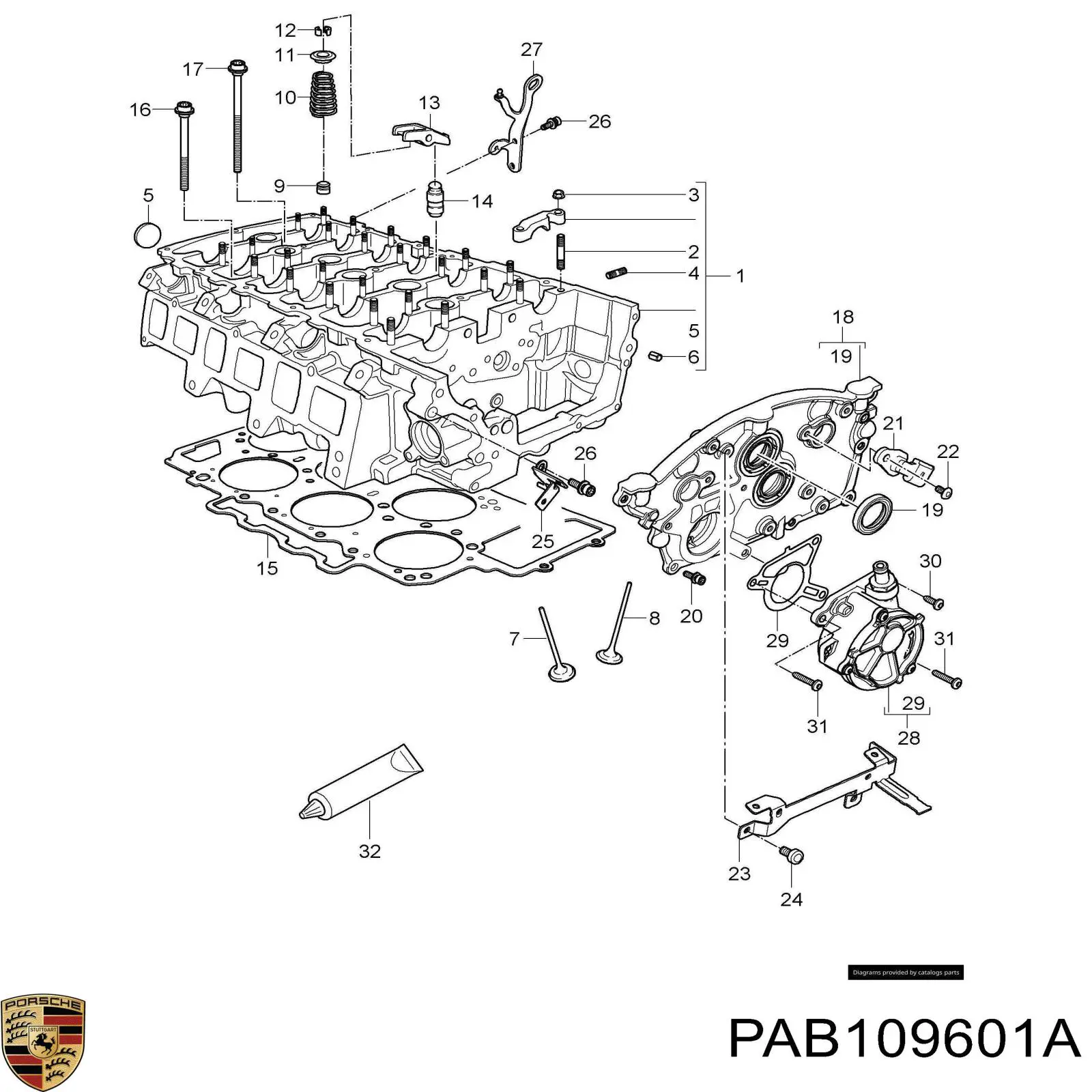 PAB109601A Porsche 