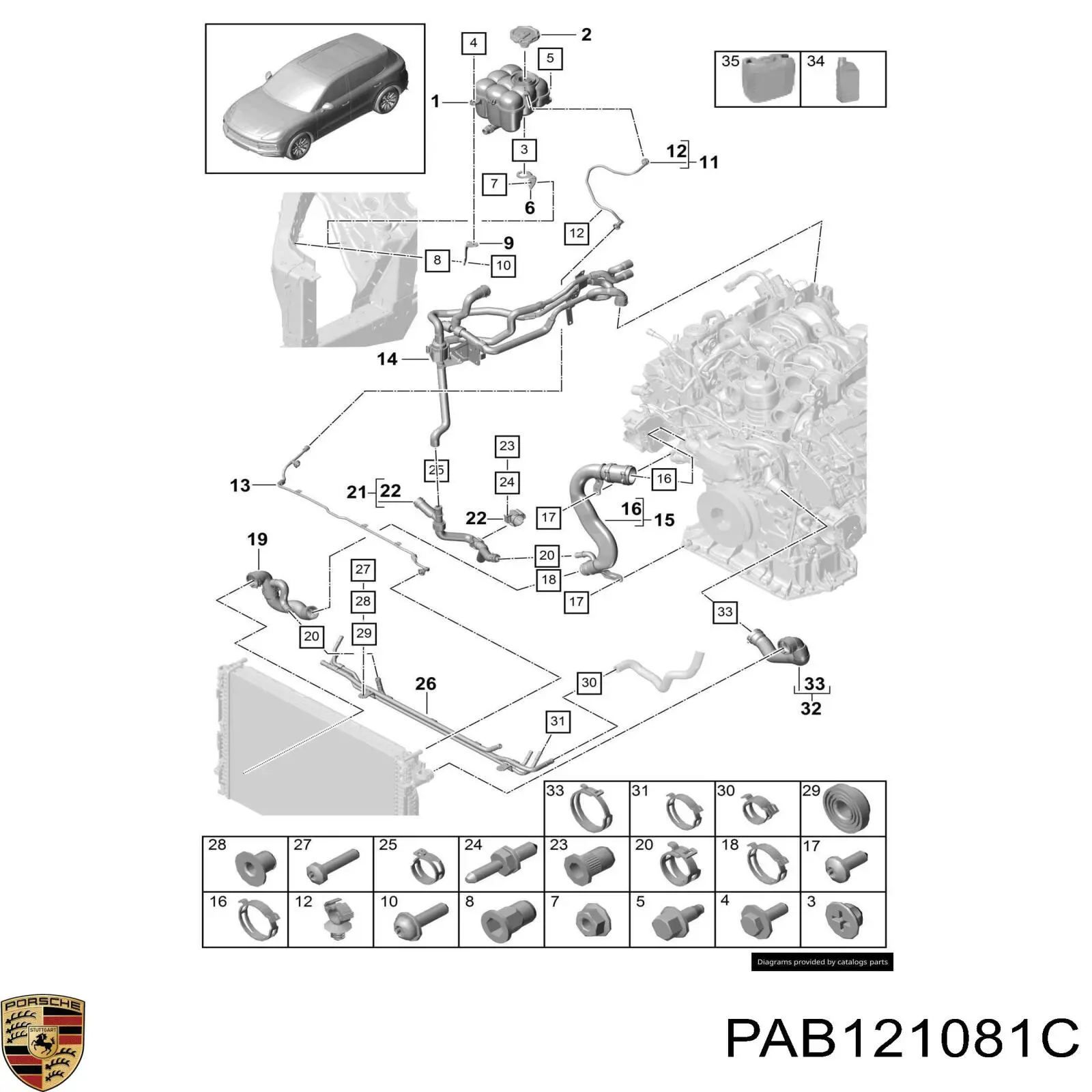 PAB121081C Porsche 