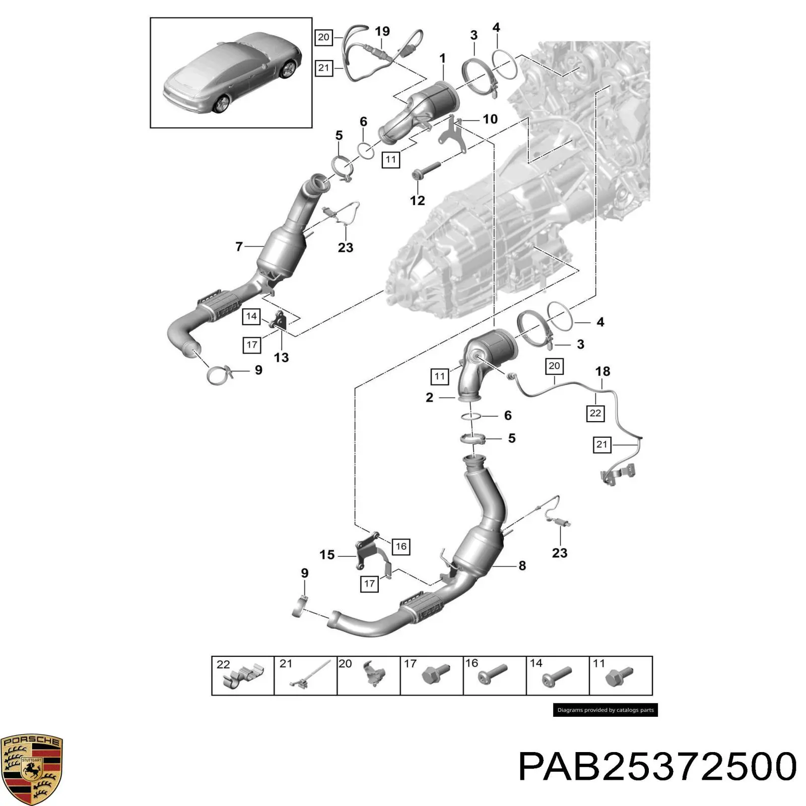  Porsche PAB25372500 цена, от 79.24 USD