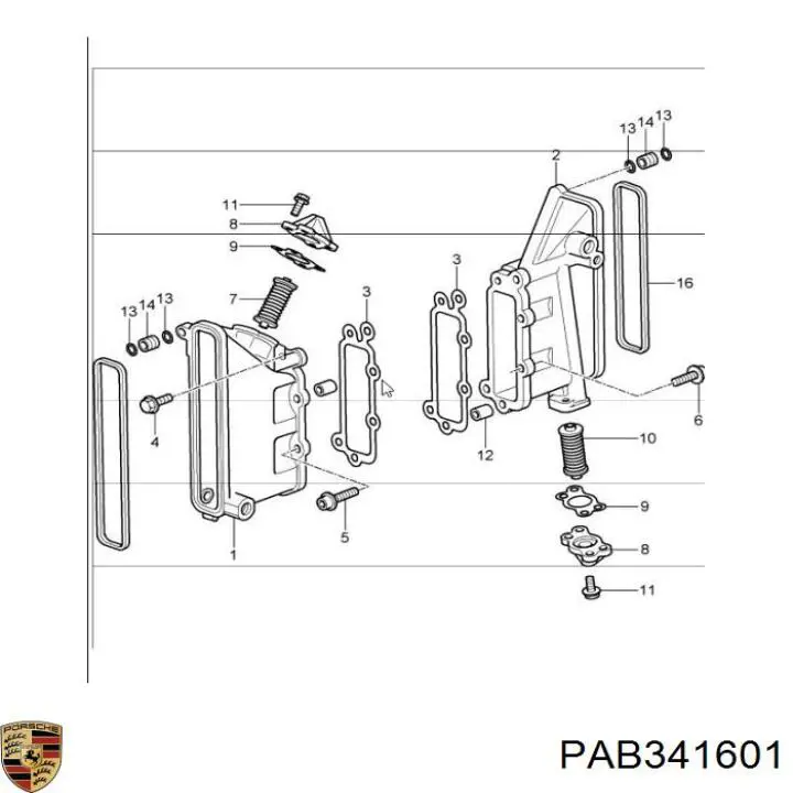  Porsche PAB341601 цена, от 264.79 USD
