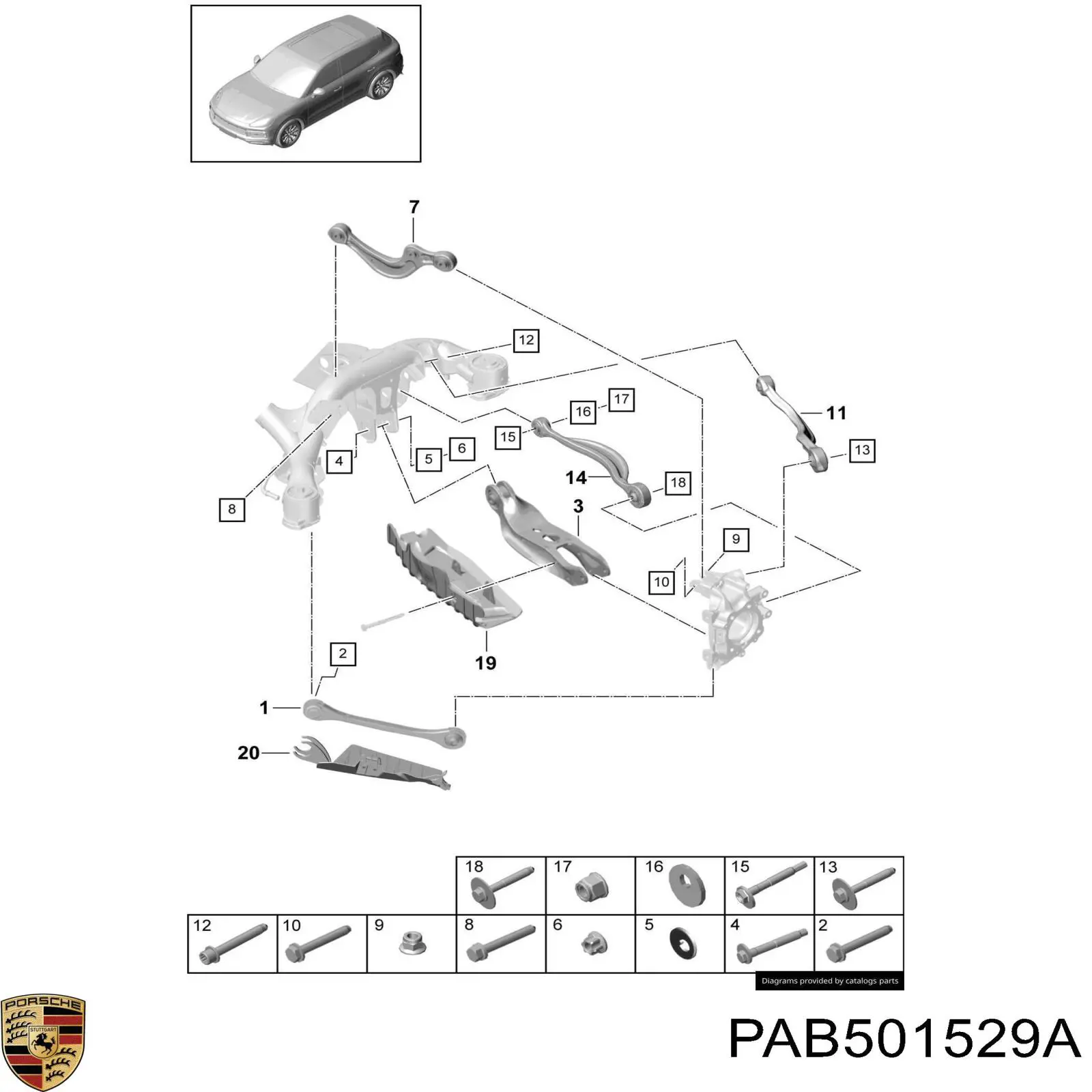 PAB501529A Porsche 