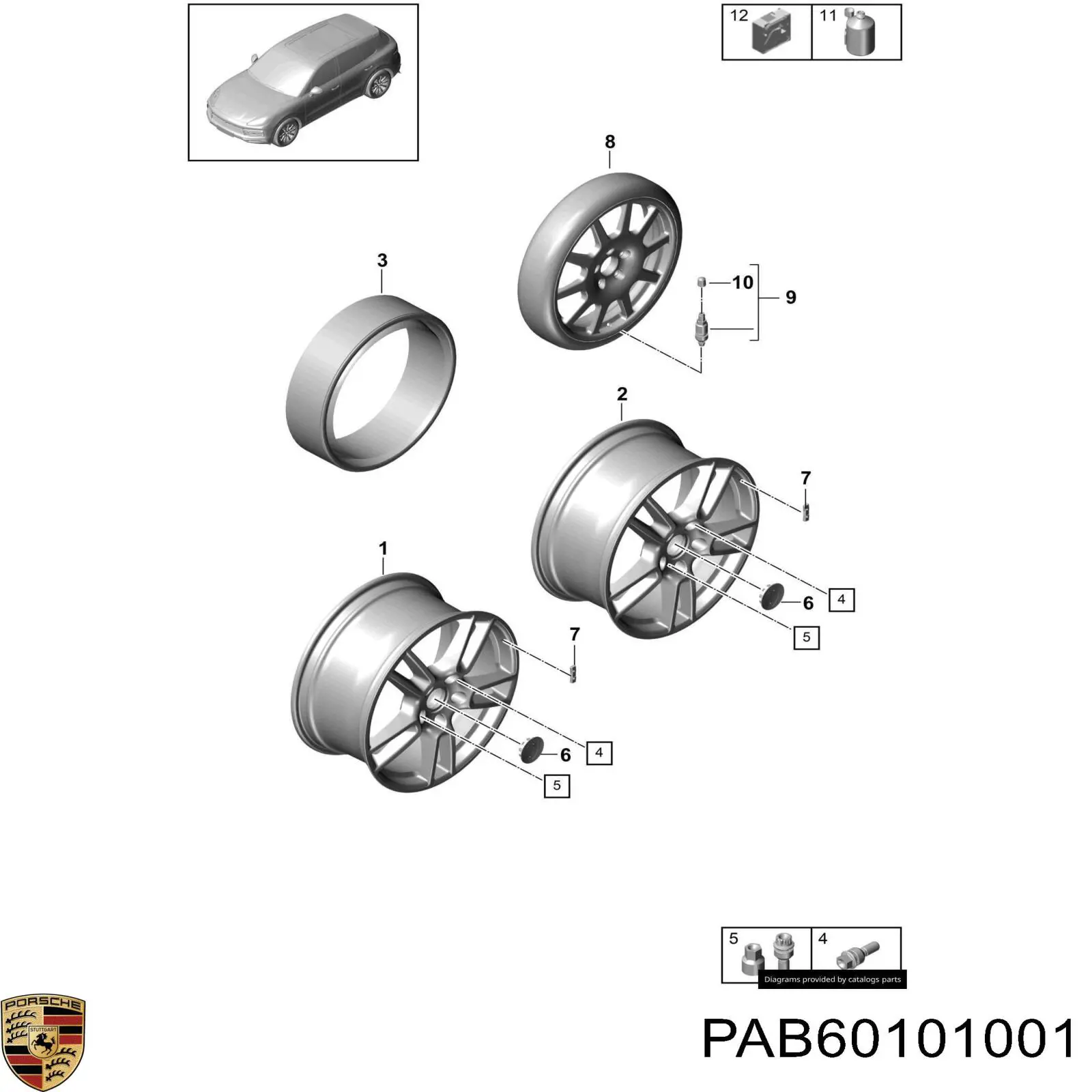 PAB60101001 Porsche 