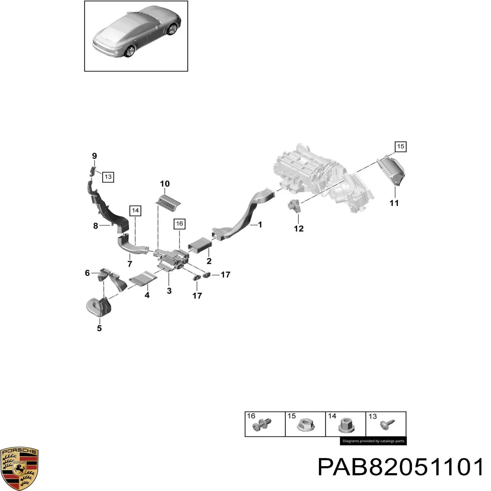 PAB82051101 Porsche 