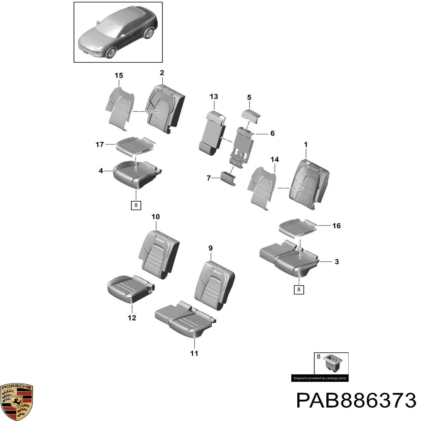 PAB886373 Porsche 