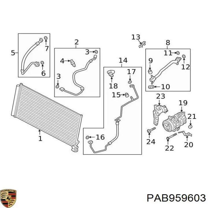 PAB959603 Porsche 