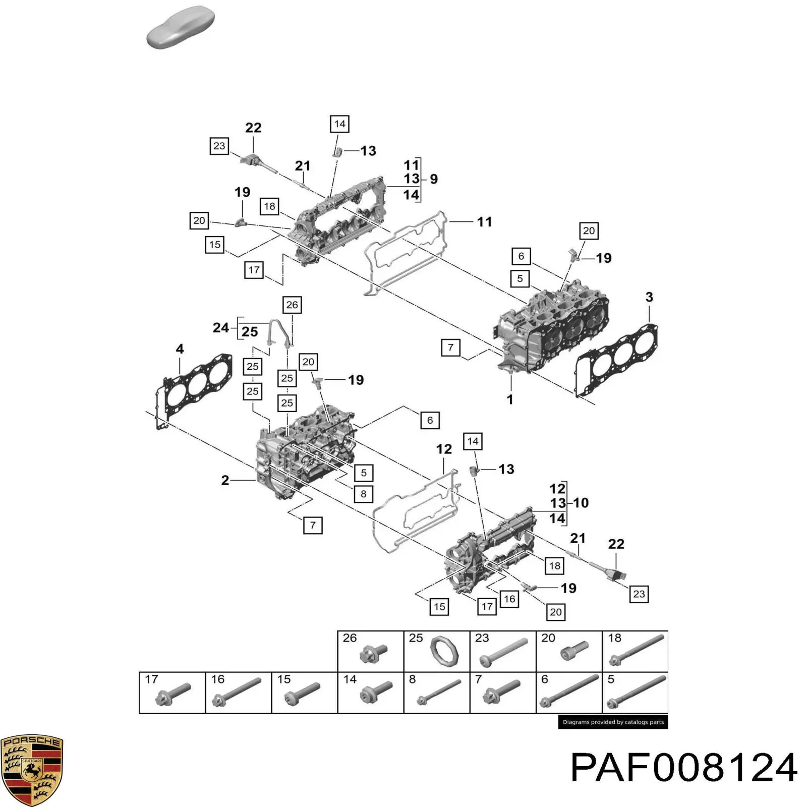 PAF008124 Porsche 