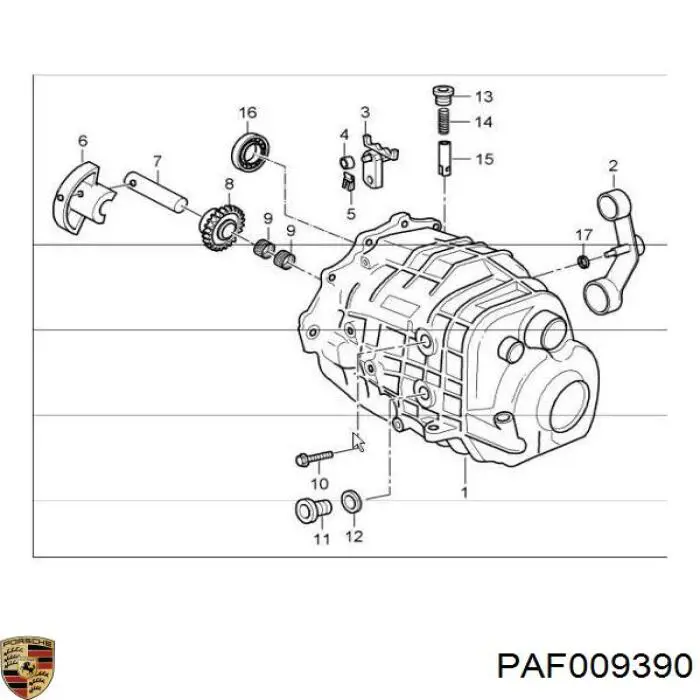  Porsche PAF009390 цена, от 13.16 USD