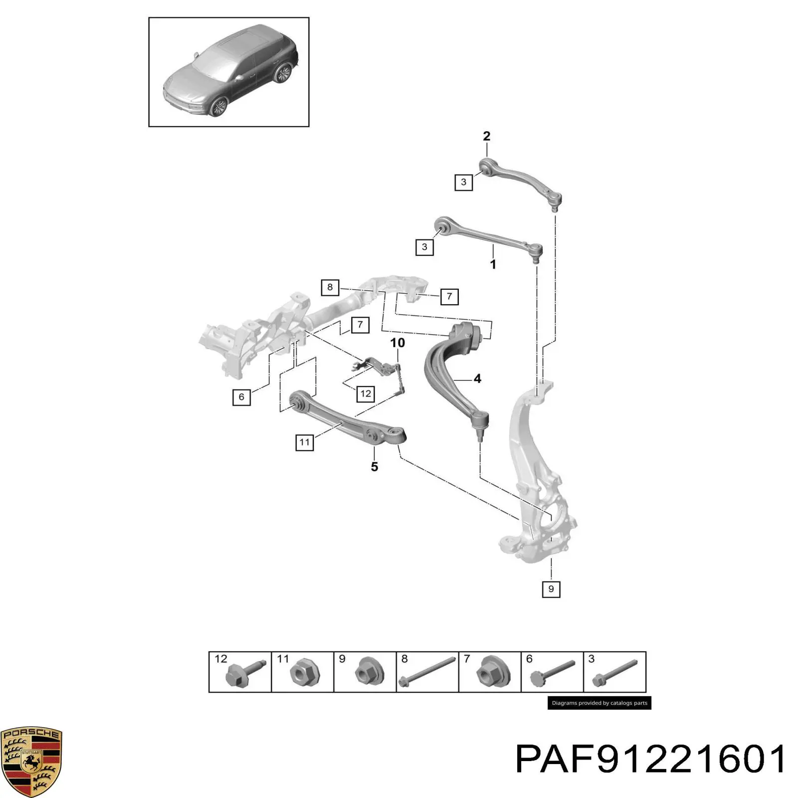 PAF91221601 Porsche 