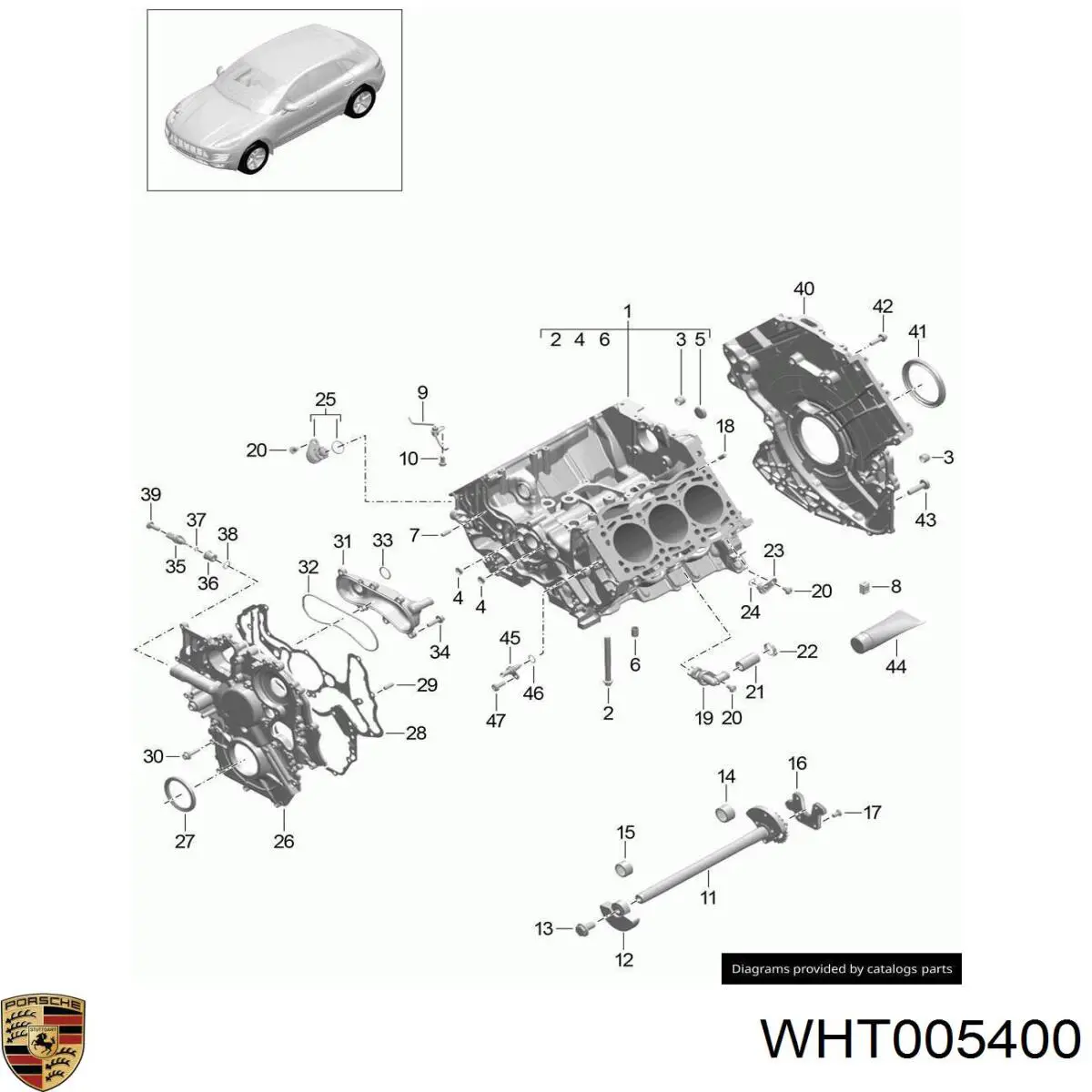  WHT005400 Porsche