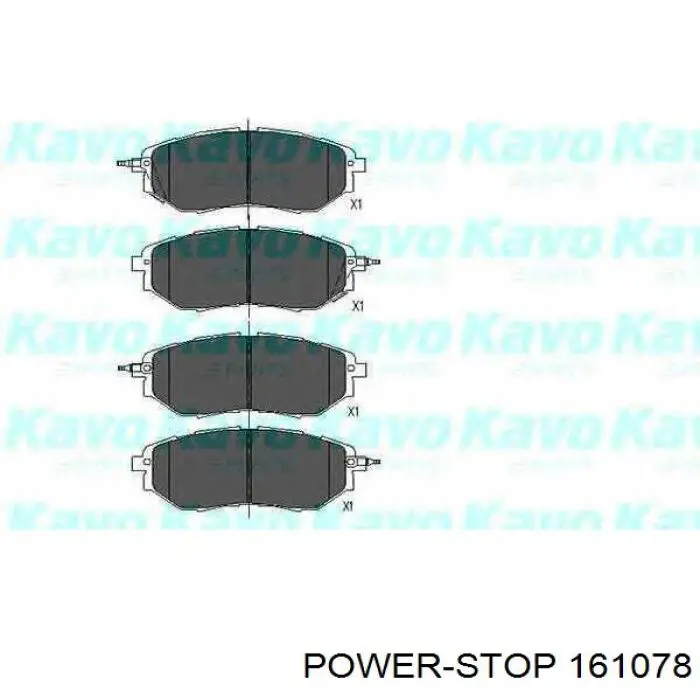 Передние тормозные колодки 161078 Power Stop