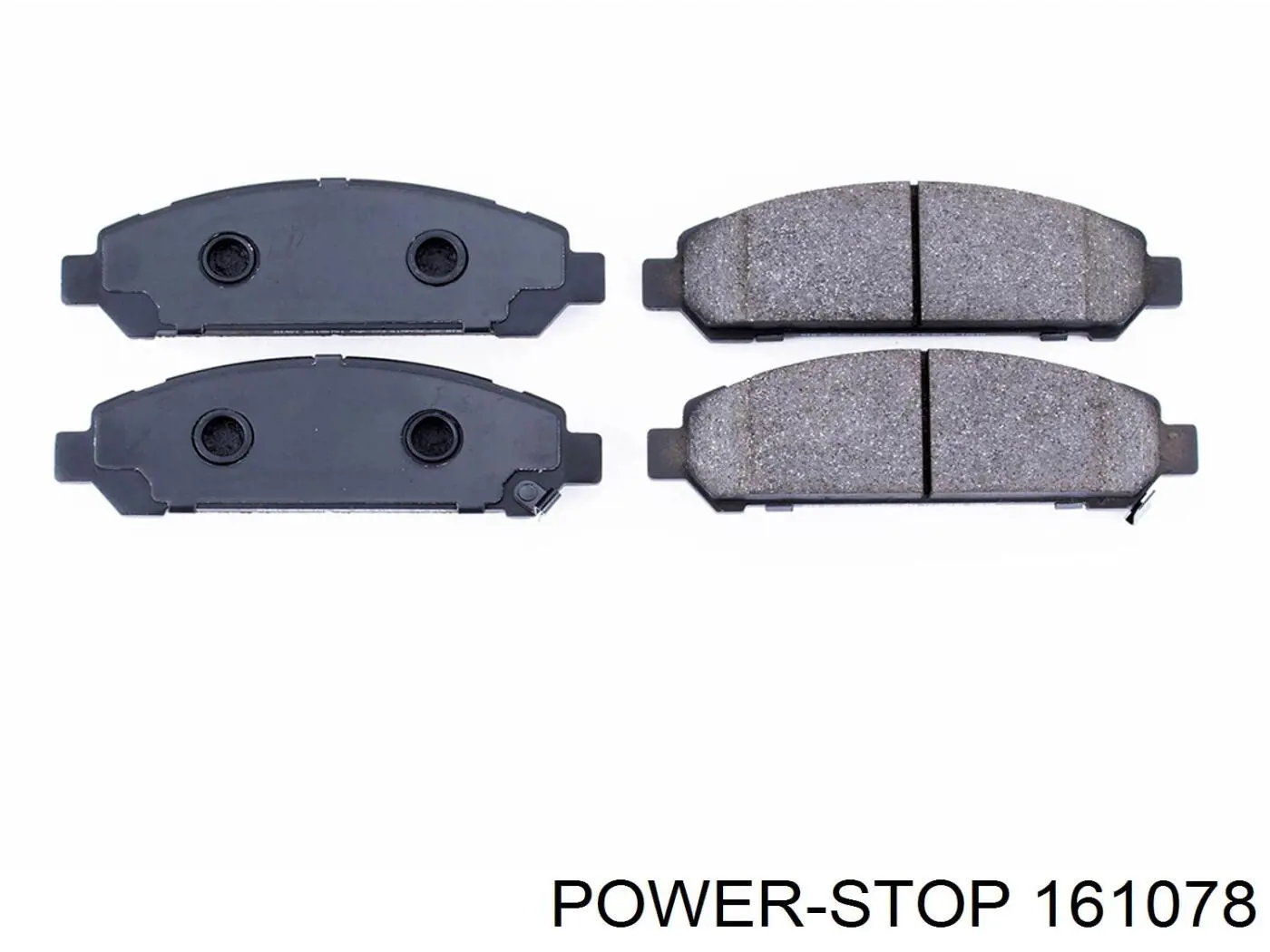 Колодки тормозные передние дисковые POWER STOP 161078