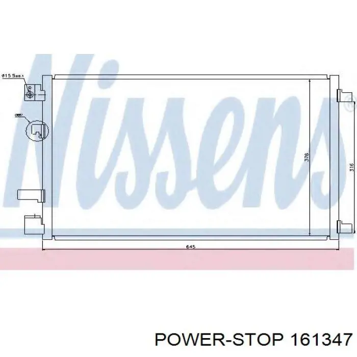 Купить 161347 Power Stop Колодки тормозные задние, дисковые