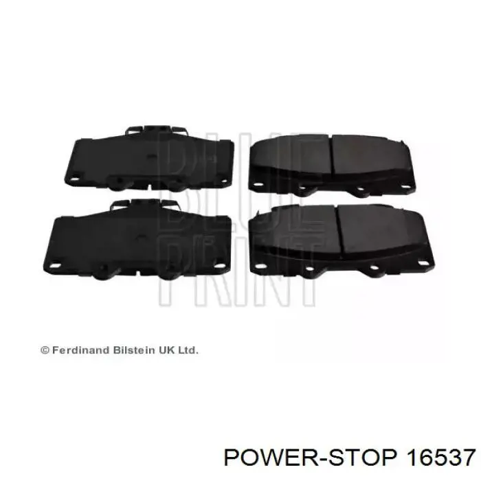 16537 Power Stop Колодки тормозные дисковые комплект