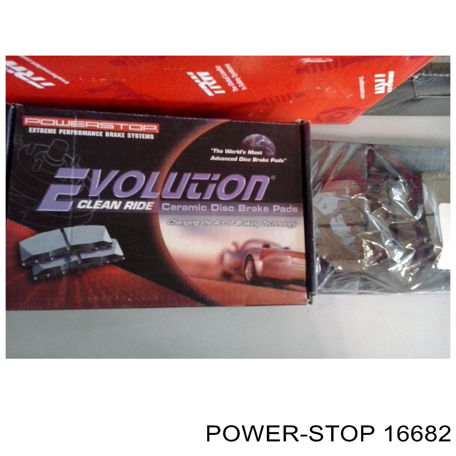 Передние тормозные колодки 16682 Power Stop