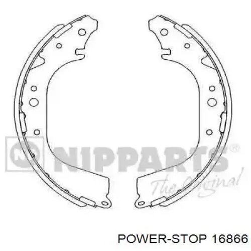 Купить 16866 Power Stop Колодки тормозные