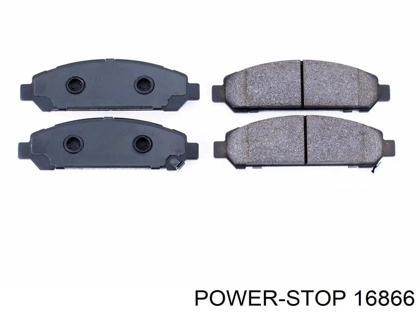 Передние тормозные колодки 16866 Power Stop