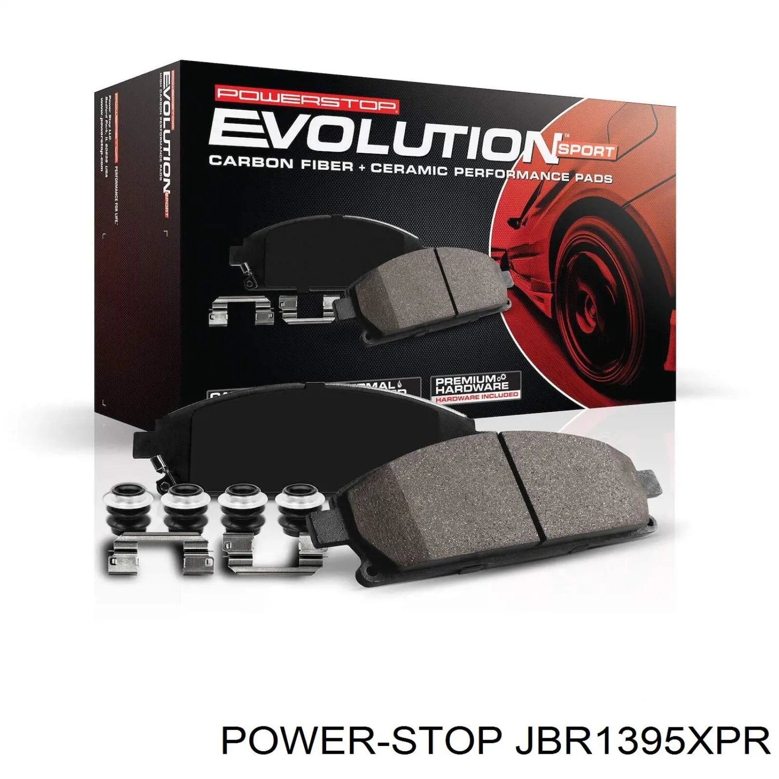 Передние тормозные диски JBR1395XPR Power Stop