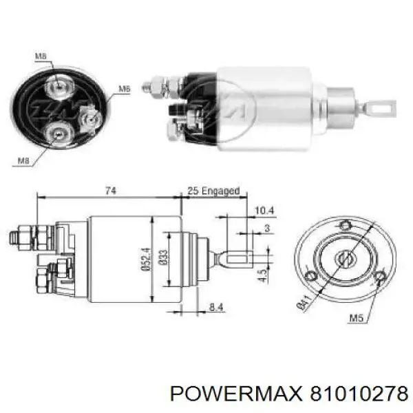 SD1013 AS/Auto Storm Привод стартера