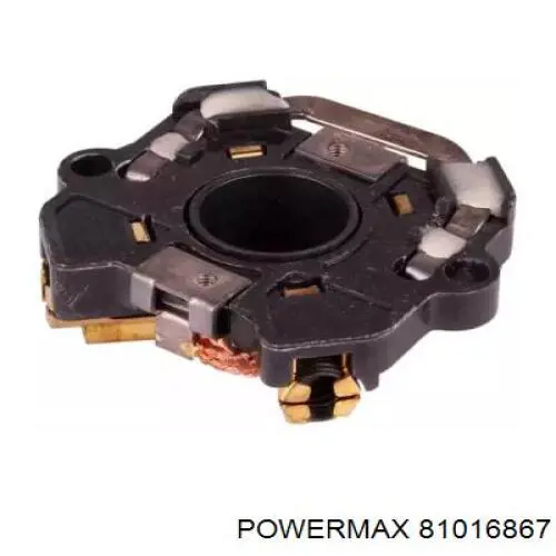 Soporte, escobillas de carbón, motor de arranque 81016867 Power MAX