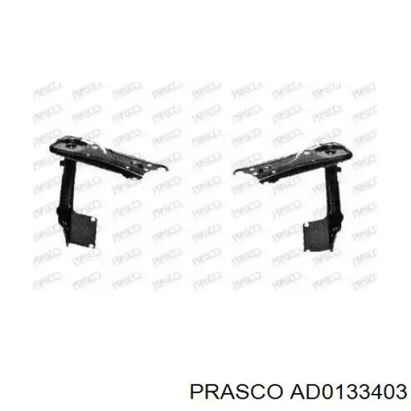 Суппорт радиатора левый (монтажная панель крепления фар) Prasco AD0133403