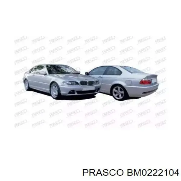 Ресничка (накладка) левой фары на BMW 3 (E46) купить.